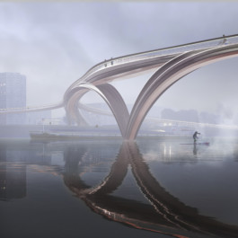 Heidelberg Footbridge render 2 