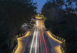 Requalification Pont du Lion night