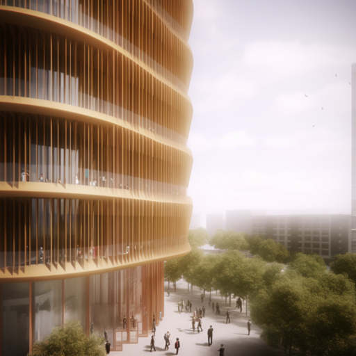 Sustainable timber tower architecture